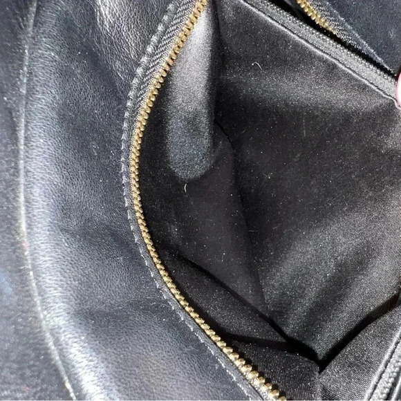 St. John Women's Black Leather Quilted Handbag
Purse Gold Tone hardware W/ Charm - Picture 11 of 16